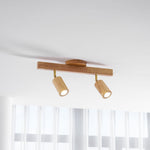 Japanese Wooden Adjustable LED Spotlight 1-Light Lasson Living