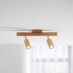Japanese Wooden Adjustable LED Spotlight 1-Light Lasson Living