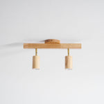Japanese Wooden Adjustable LED Spotlight 1-Light Lasson Living