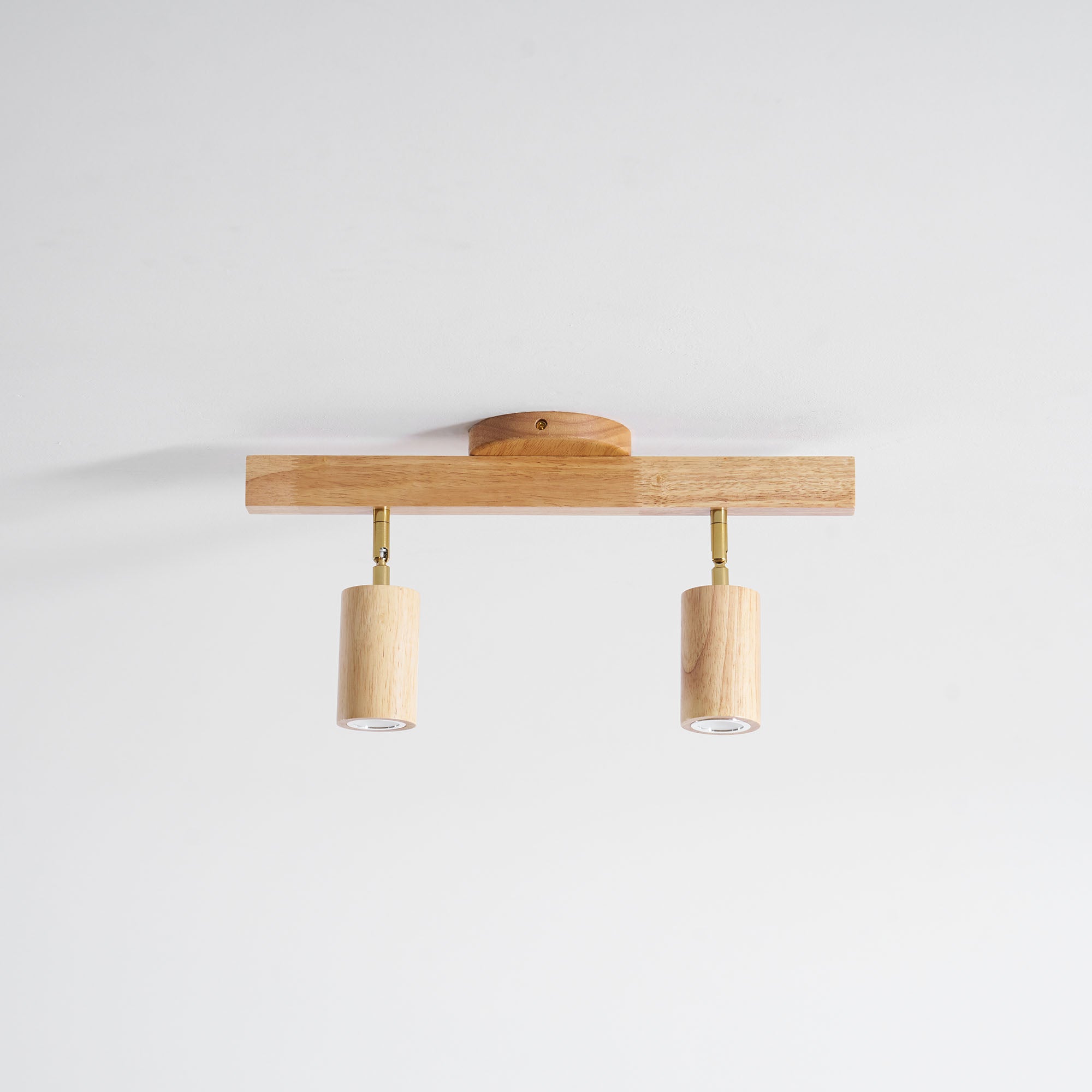 Japanese Wooden Adjustable LED Spotlight 1-Light Lasson Living