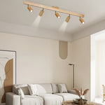 Japanese Wooden Adjustable LED Spotlight 1-Light Lasson Living