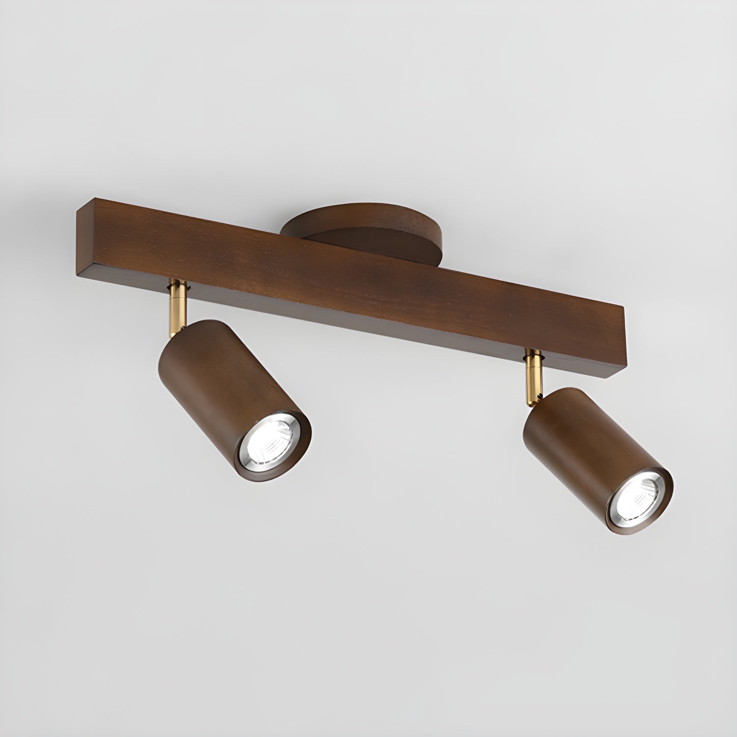 Japanese Wooden Adjustable LED Spotlight 1-Light Lasson Living