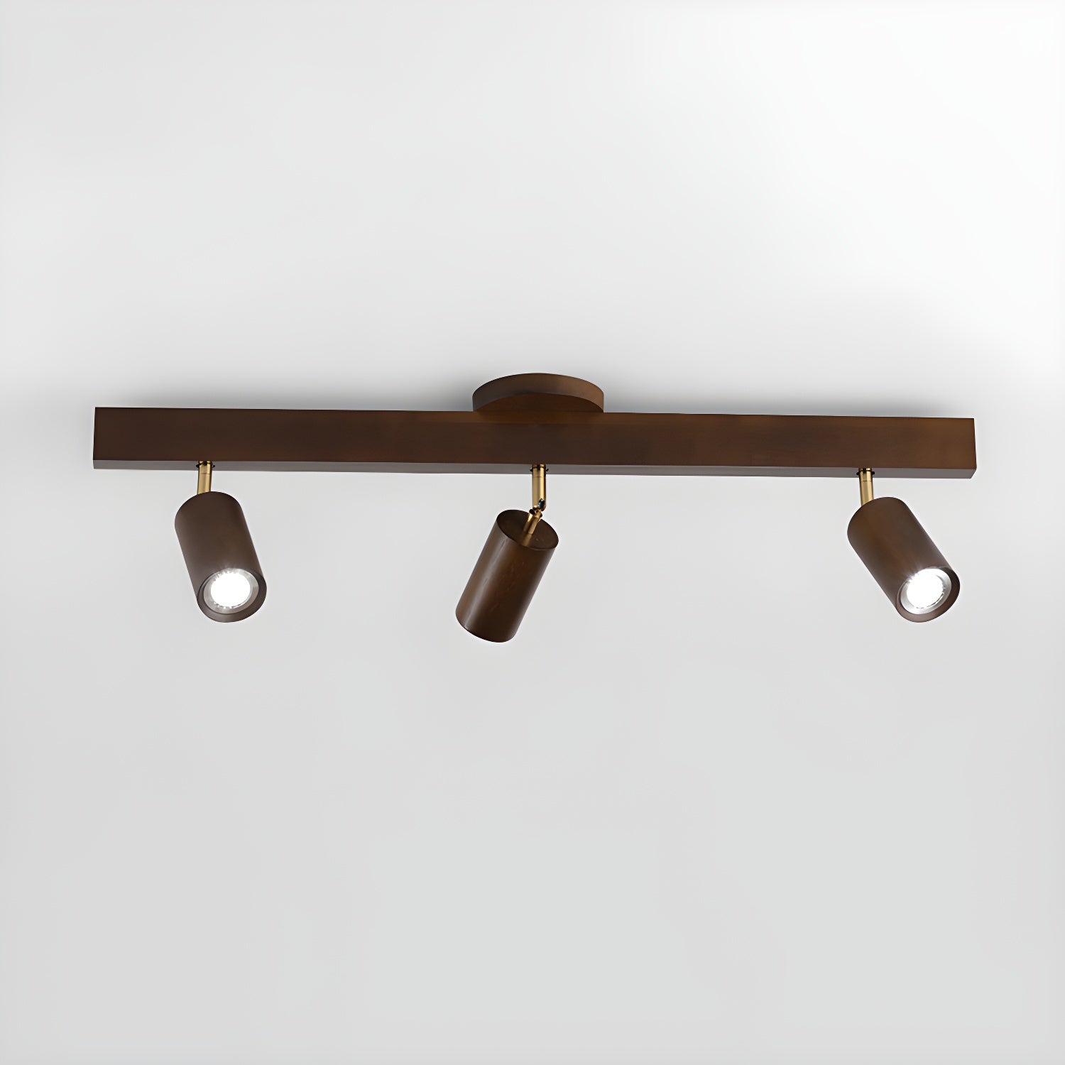 Japanese Wooden Adjustable LED Spotlight 1-Light Lasson Living