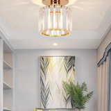 Modern Glass Square Ceiling Light 1-Light Lasson Living