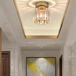 Modern Glass Square Ceiling Light 1-Light Lasson Living
