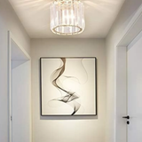 Modern Glass Square Ceiling Light 1-Light Lasson Living