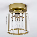 Modern Glass Square Ceiling Light 1-Light Lasson Living