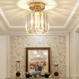 Modern Glass Square Ceiling Light 1-Light Lasson Living