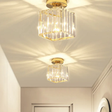 Modern Glass Square Ceiling Light 1-Light Lasson Living
