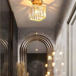 Modern Glass Square Ceiling Light 1-Light Lasson Living