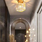 Modern Glass Square Ceiling Light 1-Light Lasson Living