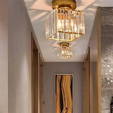 Modern Glass Square Ceiling Light 1-Light Lasson Living