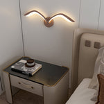 Nordic Minimalist Seagull 1-Light LED Wall Sconce Lamp Lasson Living