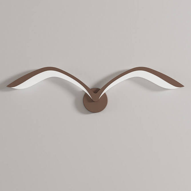 Nordic Minimalist Seagull 1-Light LED Wall Sconce Lamp Lasson Living