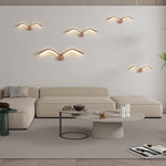 Nordic Minimalist Seagull 1-Light LED Wall Sconce Lamp Lasson Living