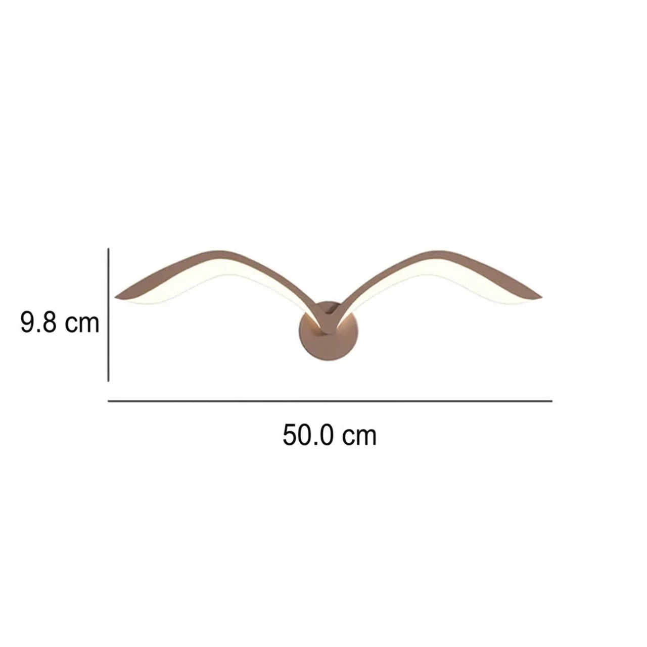 Nordic Minimalist Seagull 1-Light LED Wall Sconce Lamp Lasson Living