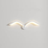 Nordic Minimalist Seagull 1-Light LED Wall Sconce Lamp Lasson Living