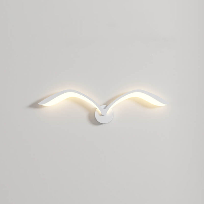 Nordic Minimalist Seagull 1-Light LED Wall Sconce Lamp Lasson Living