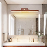 Nordic Walnut Cylinder LED Wall Sconce Lamp 1-Light Lasson Living