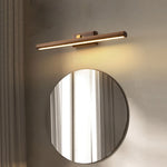 Nordic Walnut Cylinder LED Wall Sconce Lamp 1-Light Lasson Living