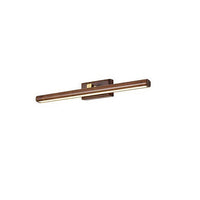Nordic Walnut Cylinder LED Wall Sconce Lamp 1-Light Lasson Living