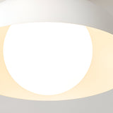 Modern Minimalist Glass Dome LED Ceiling Light 1-Light Lasson Living