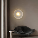 Modern Minimalist Resin Round Wall Sconce LED 1-Light Lasson Living