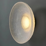 Modern Minimalist Resin Round Wall Sconce LED 1-Light Lasson Living