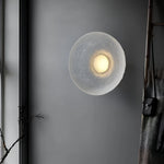 Modern Minimalist Resin Round Wall Sconce LED 1-Light Lasson Living