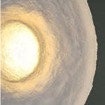 Modern Minimalist Resin Round Wall Sconce LED 1-Light Lasson Living