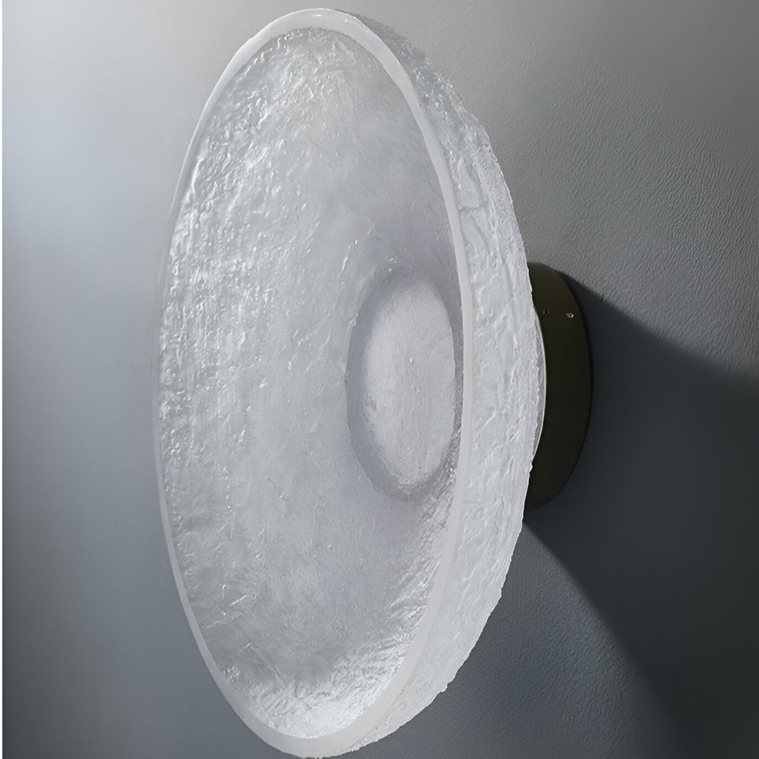 Modern Minimalist Resin Round Wall Sconce LED 1-Light Lasson Living