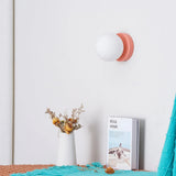 Nordic Glass Globe Wall Sconce LED 1-Light Lasson Living