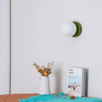 Nordic Glass Globe Wall Sconce LED 1-Light Lasson Living