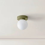 Nordic Glass Globe Wall Sconce LED 1-Light Lasson Living