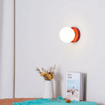 Nordic Glass Globe Wall Sconce LED 1-Light Lasson Living