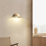 Wabi-Sabi Travertine Semicircular Wall Sconce LED 1-Light Lasson Living