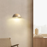 Wabi-Sabi Travertine Semicircular Wall Sconce LED 1-Light Lasson Living