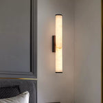 Modern Minimalist Spanish Marble Copper Wall Sconce LED 1-Light Lasson Living