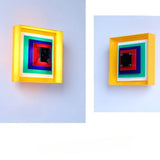 Memphis Bauhaus Square Wall Sconce LED 1-Light Lasson Living