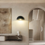 Wabi-Sabi Travertine Semicircular Wall Sconce LED 1-Light Lasson Living