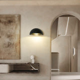 Wabi-Sabi Travertine Semicircular Wall Sconce LED 1-Light Lasson Living