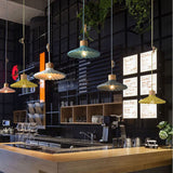 Modern Wood and Cement Scalloped Pendant Light | 1-Light Lasson Living