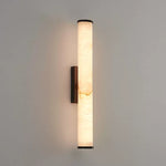Modern Minimalist Spanish Marble Copper Wall Sconce LED 1-Light Lasson Living