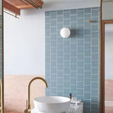 Minimalist Round Glass Wall Sconce LED 1-Light Lasson Living