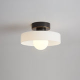 Bauhaus Glass LED Ceiling Light 1-Light Lasson Living