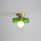 Bauhaus Glass LED Ceiling Light 1-Light Lasson Living