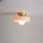 Bauhaus Glass LED Ceiling Light 1-Light Lasson Living