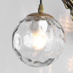 Vintage Glass Globe 1-Light Mermaid Wall Sconce Lasson Living