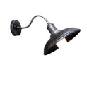 Vintage Industrial Iron Bowl Outdoor Wall Light LED 1-Light Lasson Living