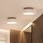 Retro Travertine Round LED Ceiling Light 1-Light Lasson Living